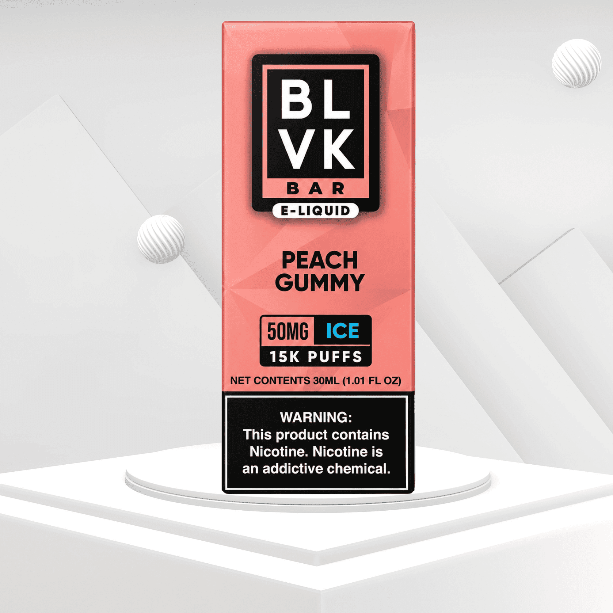 BLVK Peach Gummy Ice 30ml