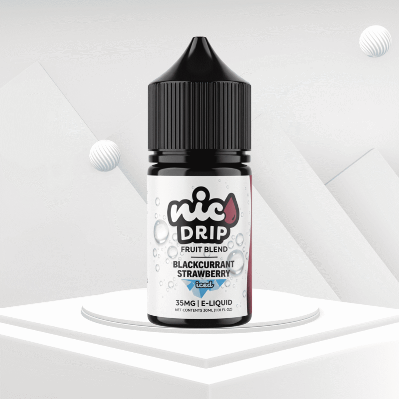 BLVK Nic Drip Blackcurrant Strawberry 30ml