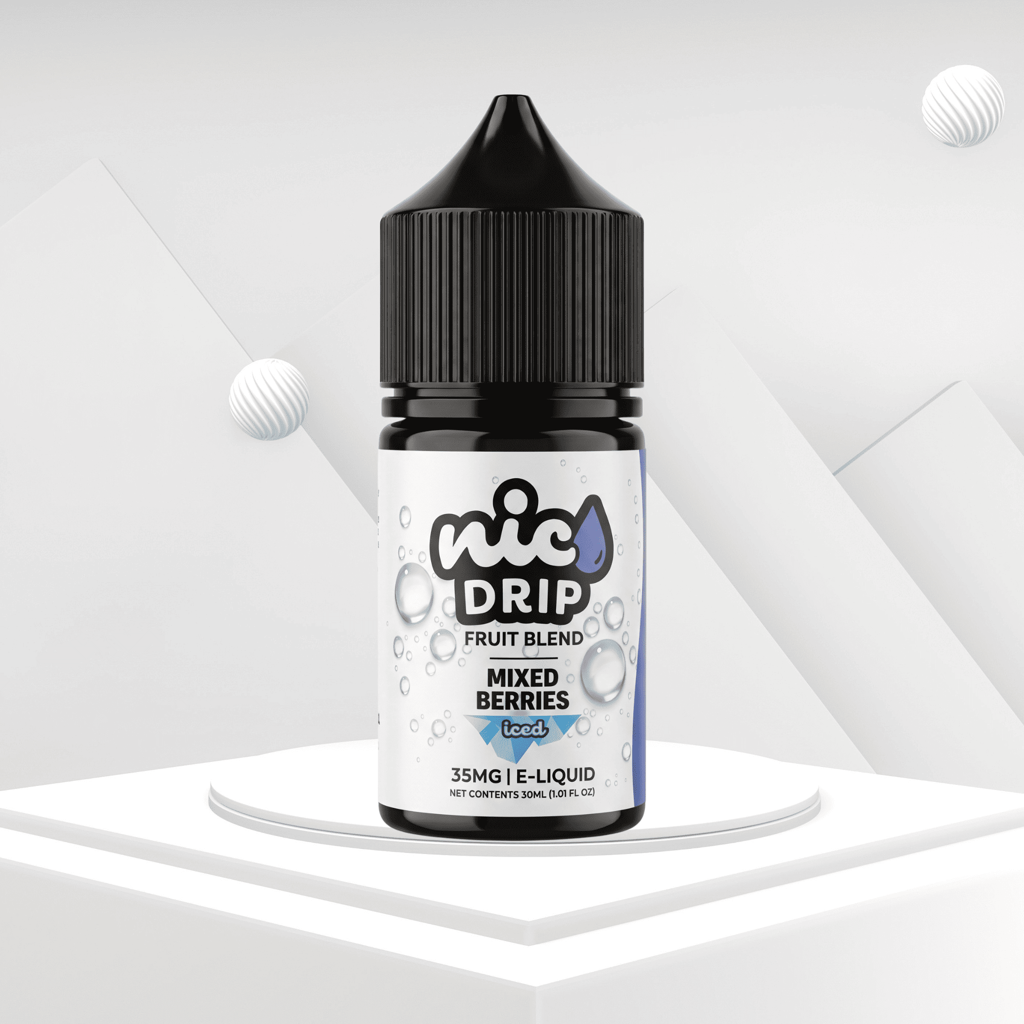mixed berries (2) BLVK Nic Drip Mixed Berries 30ml