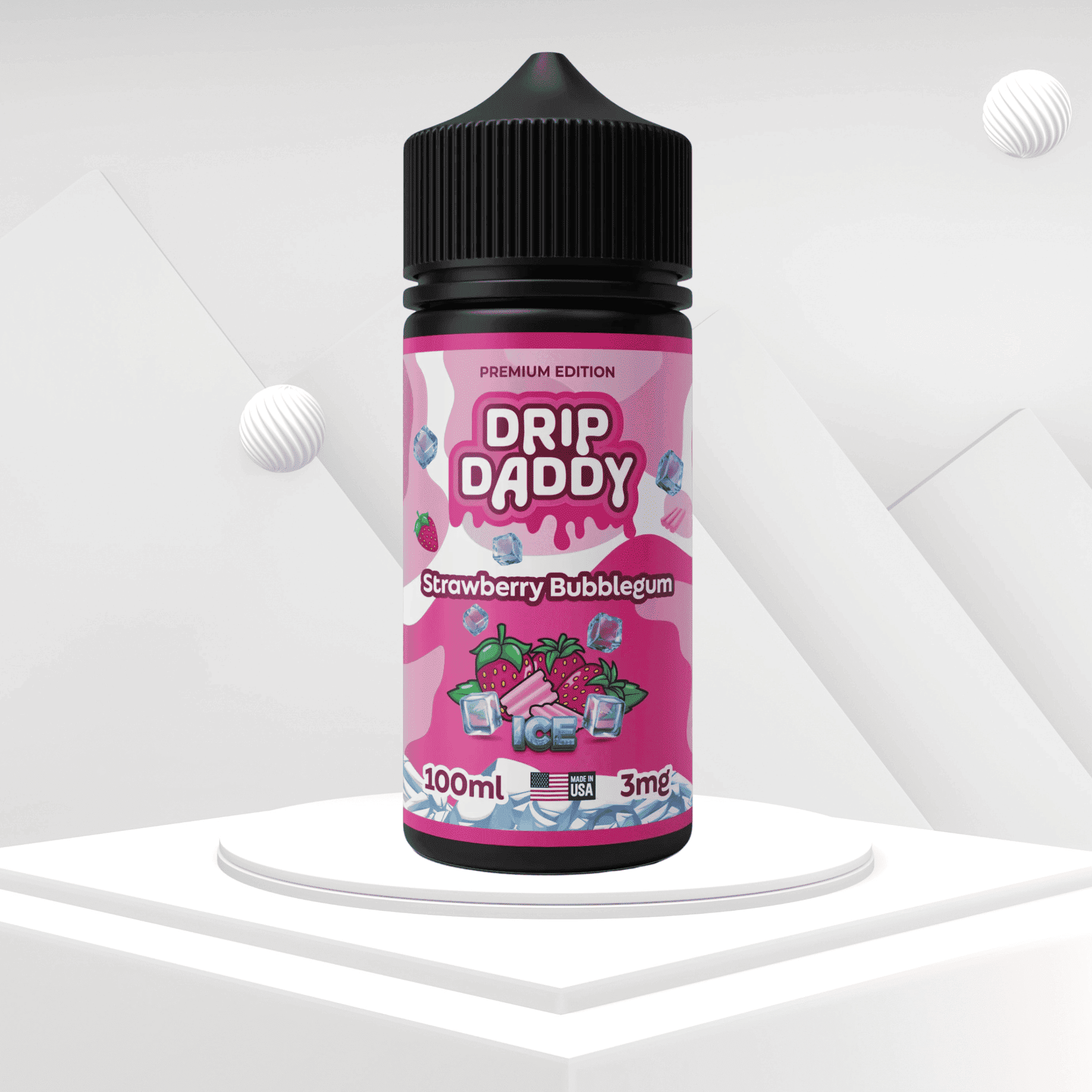 Drip Daddy Strawberry Bubblegum Ice 100ml Freebase Price in Bangladesh