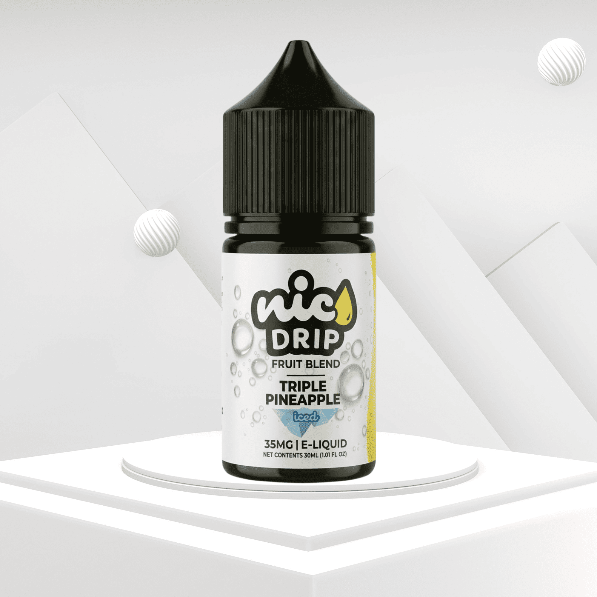triple pineapple (1) BLVK Nic Drip Triple Pineapple 30ml
