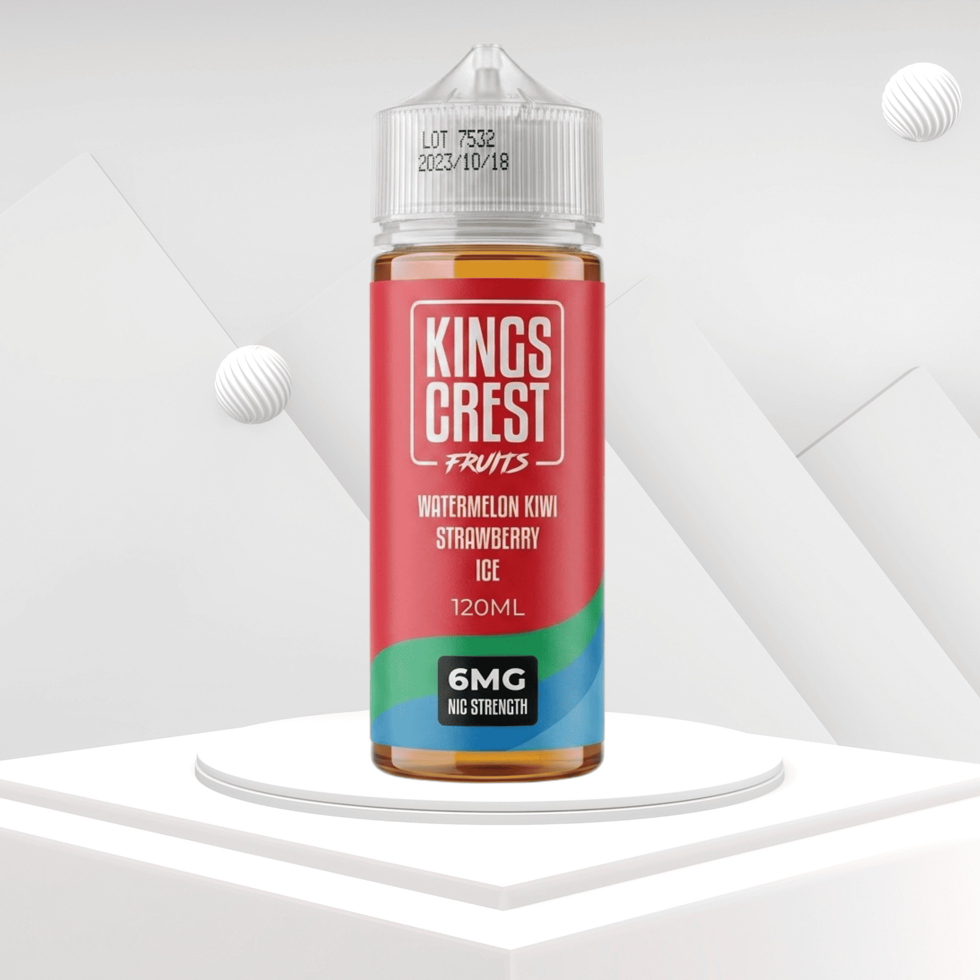 watermelon kiwi strawberry ice Kings Crest Watermelon Kiwi Strawberry Ice 120ml Freebase Price in Bangladesh